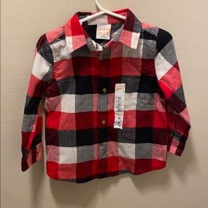 Plaid Long Sleeve Button Downs